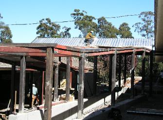 School Renovation, Steel Canopy,Welded Connections